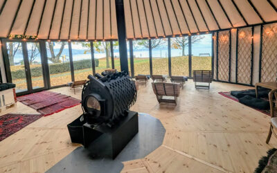 Sauna-Jurten im Seebad Richterswil