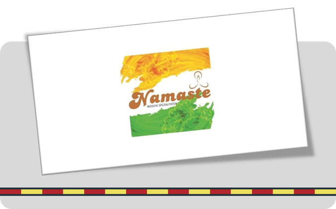 Namaste Schiffli - Indisch
